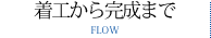着工から完成まで